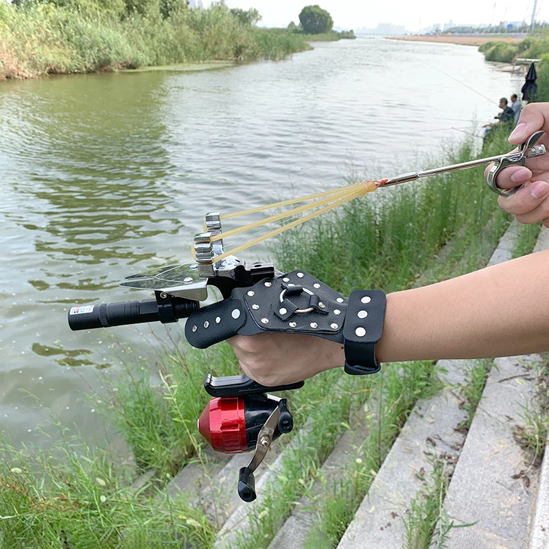 Outdoor Fishing Slingshot with Infrared Aiming Hot Sale