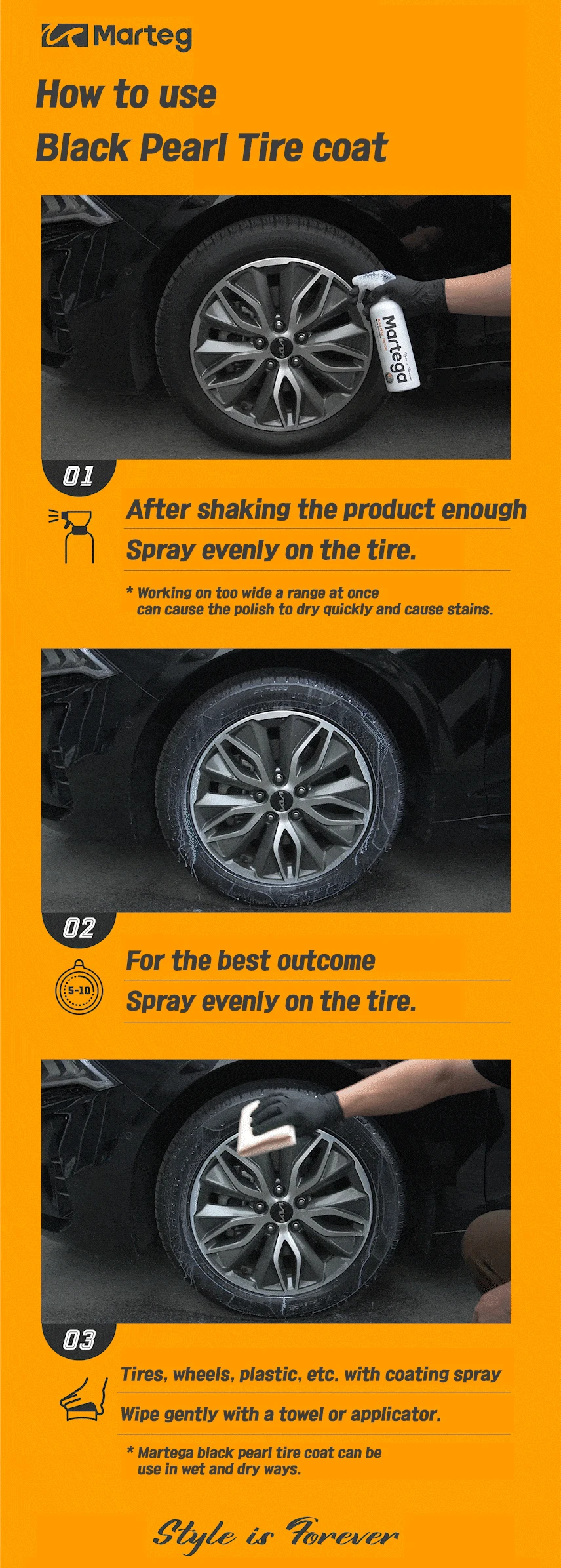 Made In South Korea To Protect Tires From Contamination And Damage