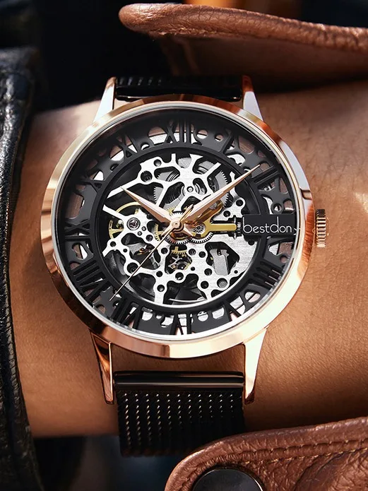 Bestdon BD7168G Ultra Thin Automatic Watch Mens Luxury