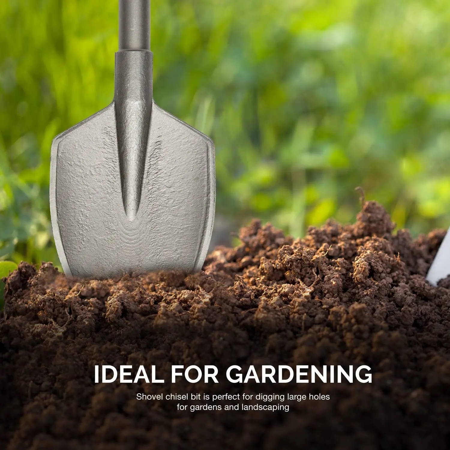 Hex Shank Chisel Bit Concrete Clay Spade 40CR Steel Demolition Jack Hammer Shovel Bit With Box For Electric Demolition 65/95 Jack Hammer