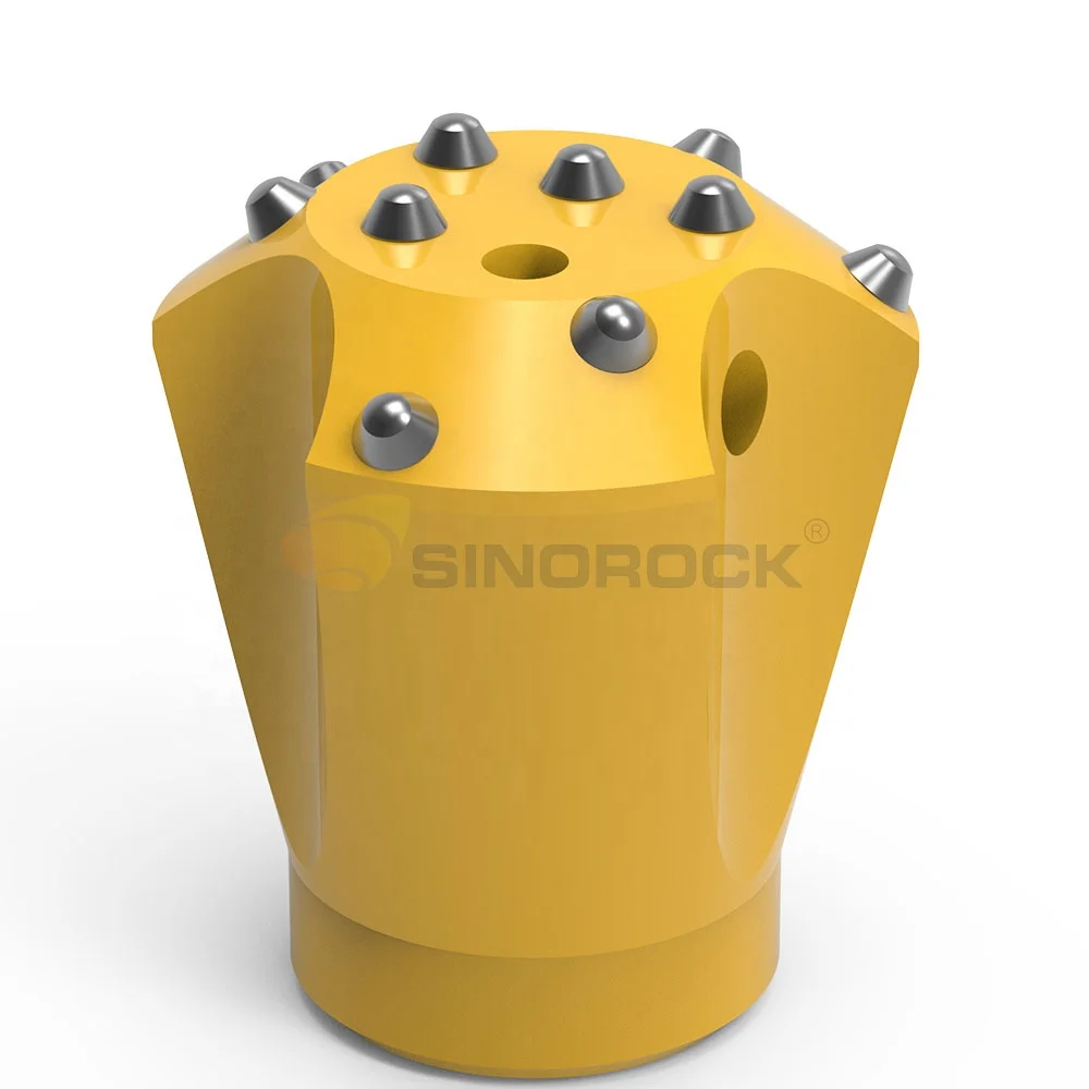 
 R32/51 Sinorock 76mm thread mining rock self anchor drill button bit