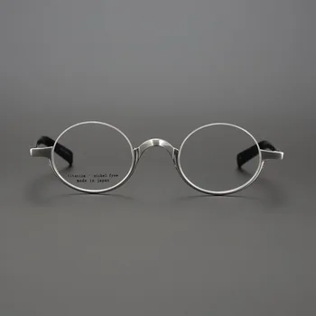 Occhiali Stile John Lennon IG Eyewear AS7055 &ndash; Montatura Metallo Nero, Lenti Vetro UV400, Vintage