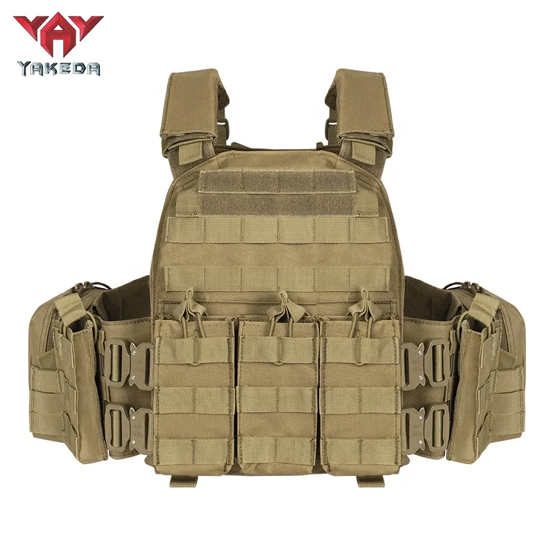 Yakeda Quick Release Buckle Plate Carrier Molle System Camouflage