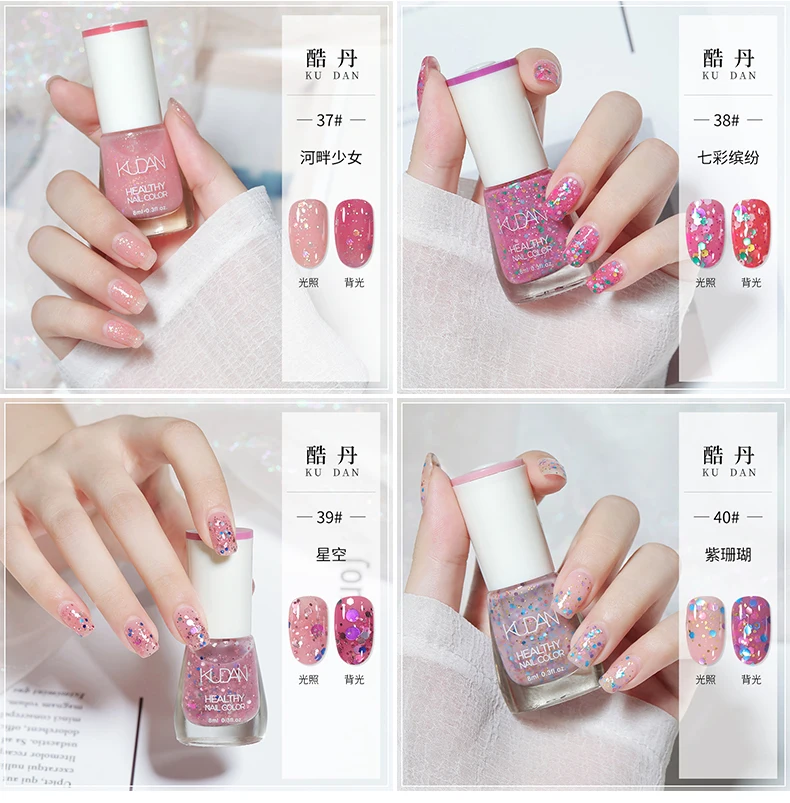 Korean Oil Permanent Nail Polish Set Wholesale Glass Manufacturers