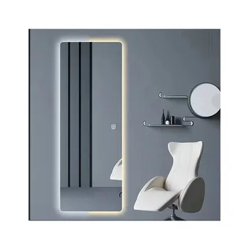 High Quality Rectangular LED-Lighted Dressing Mirror Modern Anti-Fog Design for Smart Bathroom Retail for Hotels & Villas