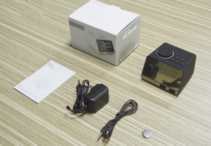 K11 Bt Alarm Clock Speaker Creative Digital Music Clock Display Radio