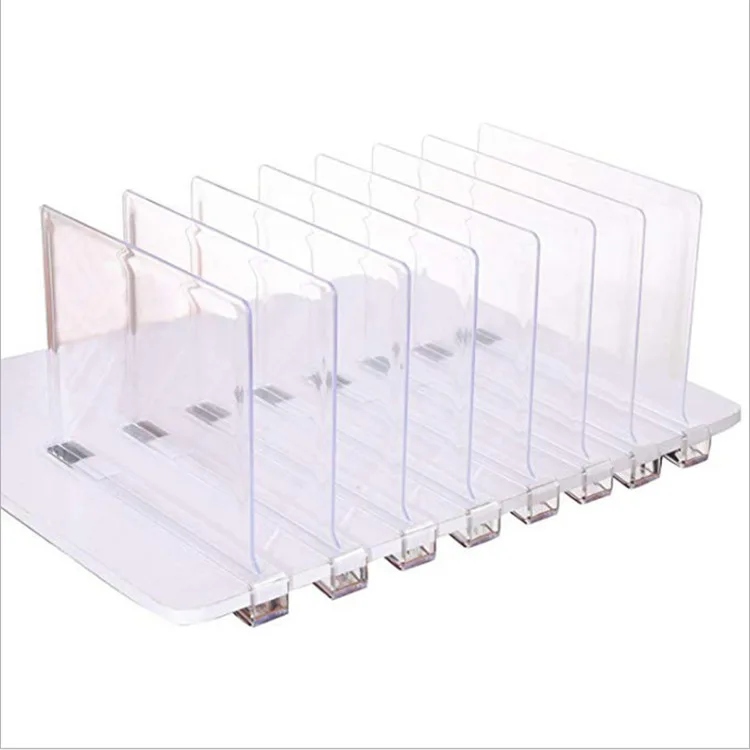 Acrylic Shelf Dividers, Closets Shelf Separator For Wooden Or