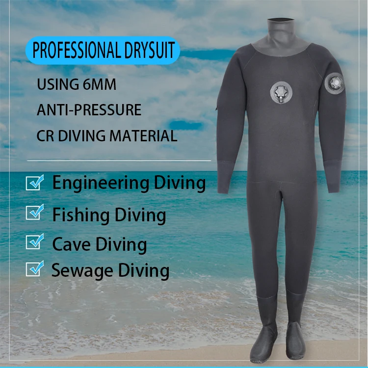 Professional Factory Custom Water Rescue Drysuit For Men High Quality