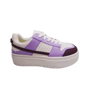 High Quality New Fashion Platform Sneakers Casual White Chunky Walking Style Shoes for Women