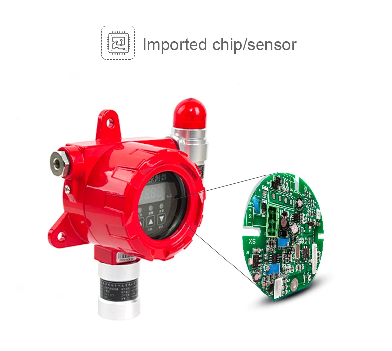 Fixed Freon Gas Detector Halogen Refrigerant Leak Detector R134a R32