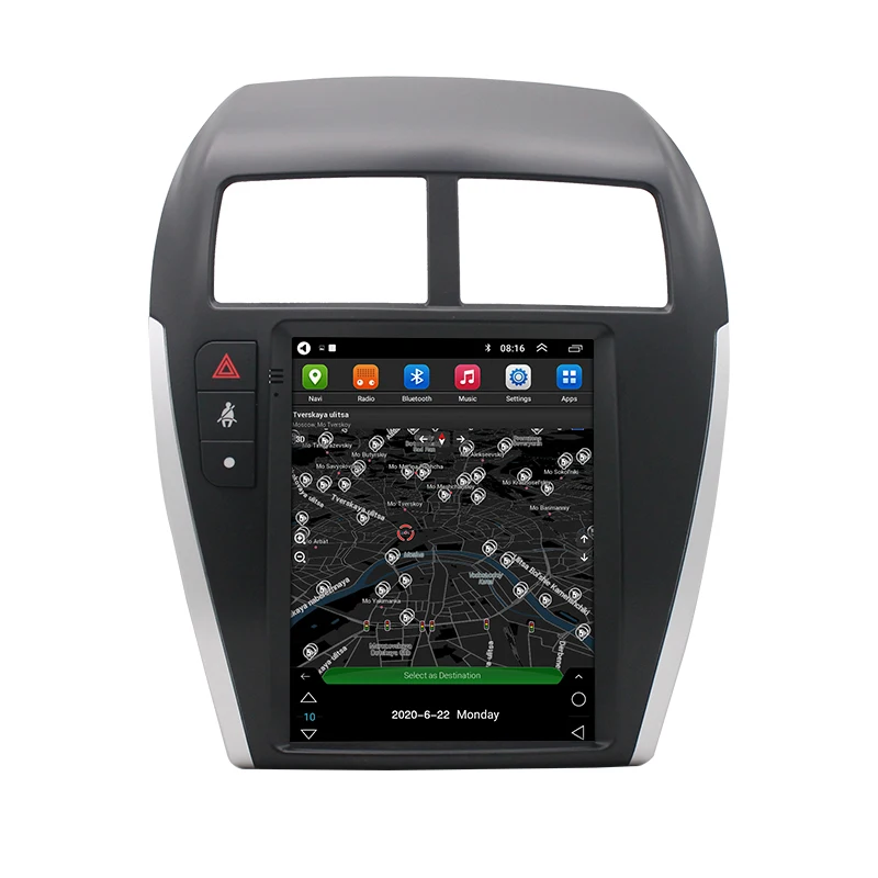 9.7'' Vertical Screen Android 11 Car Multimedia GPS Radio Stereo Player for Mitsubishi ASX 2010 2011 2012 2013 2014 2015 2016