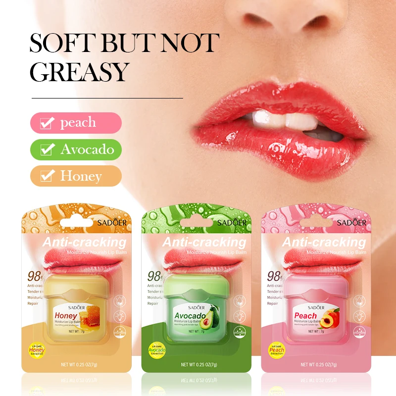 SADOER Vegan Lip Balms - Natural Moisturizing Solutions