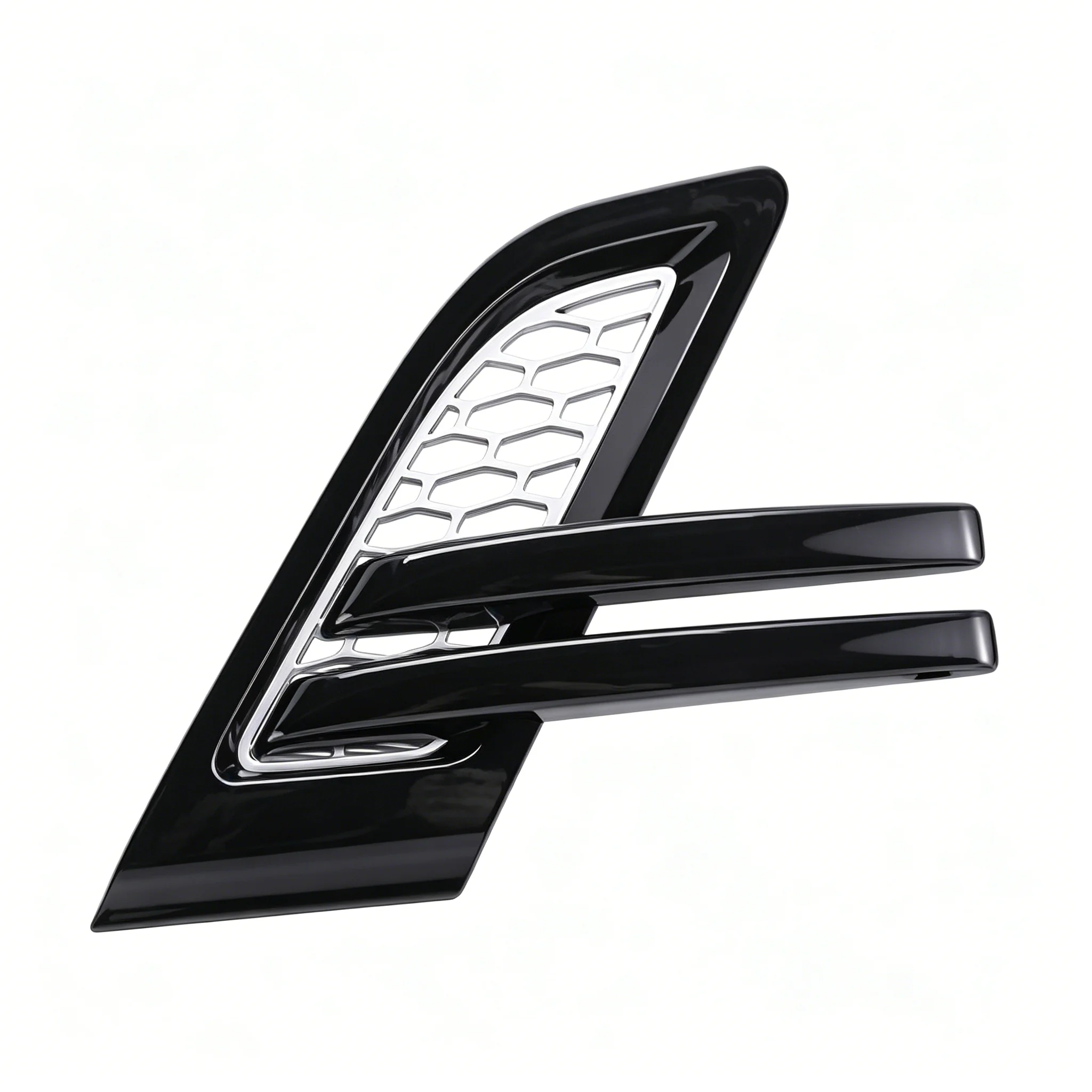 LR062117-B/044148 Oem-Spec Front Fender Grille R Silver Mesh +gloss Black for LAND ROVER RANGE ROVER SPORT 2014-2017