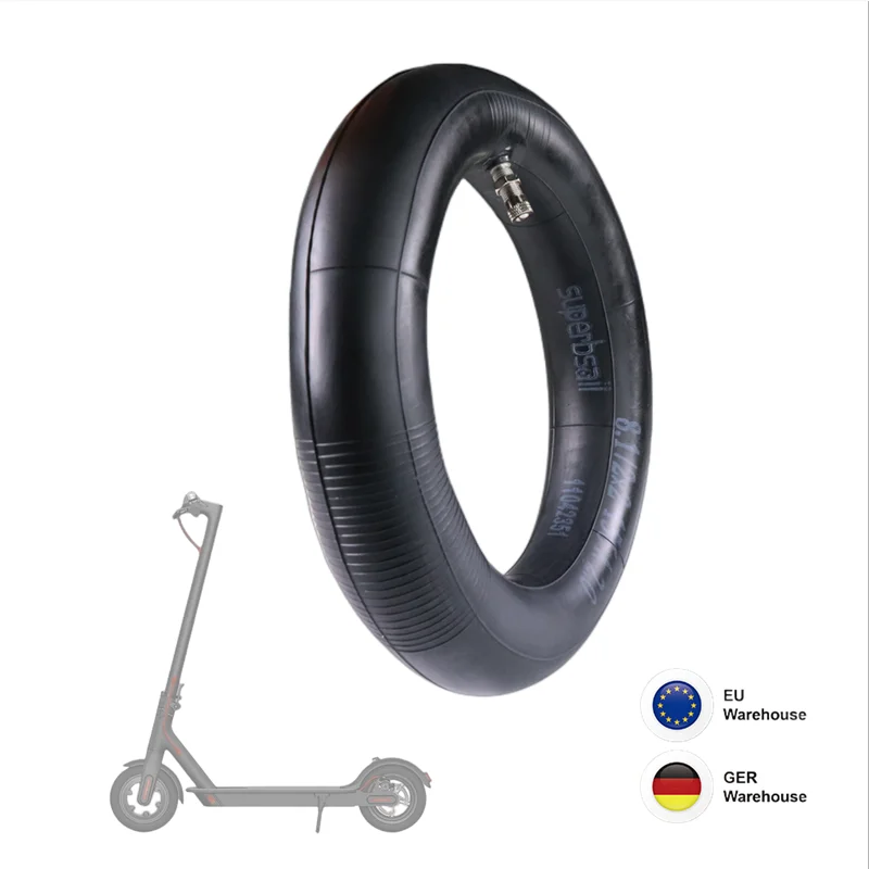 Superbsail EU Stock Xiaomi M365 Electric Scooter Rubber Tire Durable 8 1/2*2 Inner Tube Front Rear Tires Escooter Inner Tubes supplier