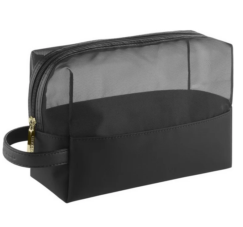 Travel Portable Nylon Mesh Pvc Leather Cosmetic Wash Toiletry Bag Black Buy Toiletry Organizer Wash Bag Portable Laundry Wash Bag Hang Toiletry Bag Product On Alibaba Com
