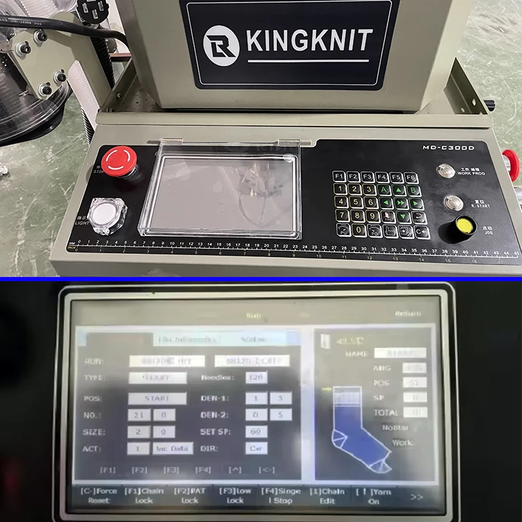 Industry Making Automatic Fully Computerized Five Toe Socks Making Machine