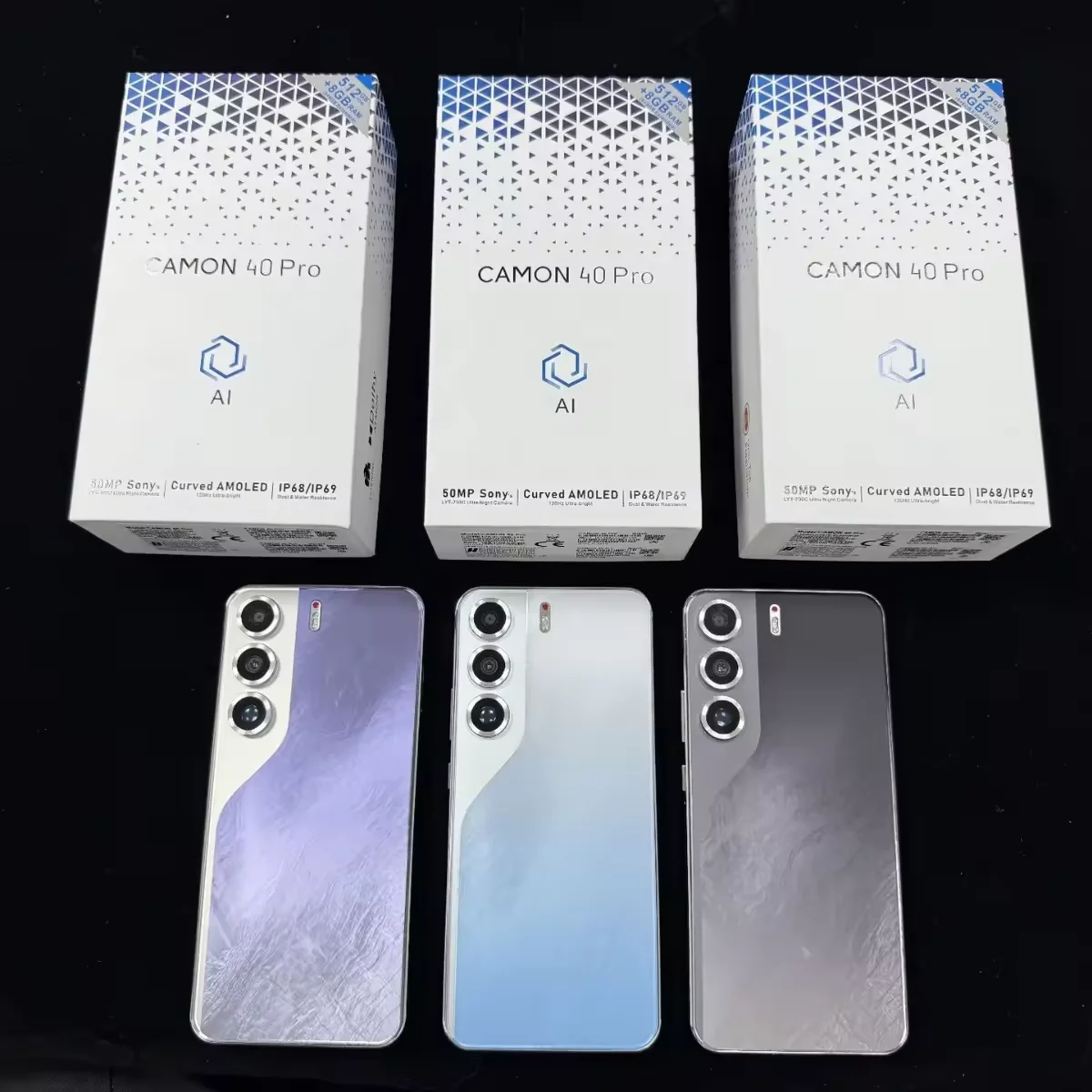 Camon 40 Pro - 8GB+512GB Dual SIM Smartphone with LTE CDMA