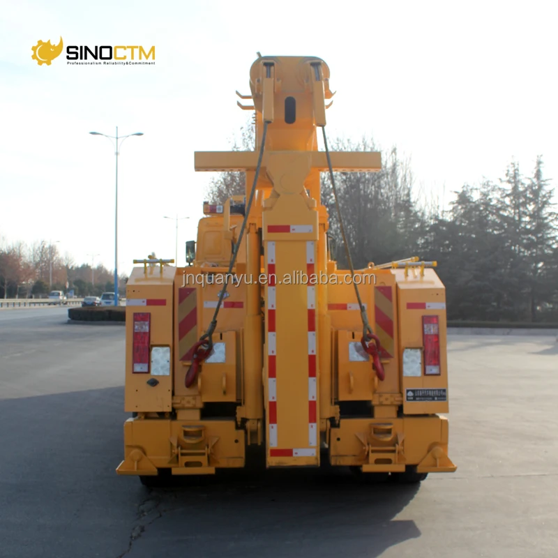 Sinotruk Chassis 8x4 Heavy Duty 40tons Rotator Wrecker Tow Truck For ...