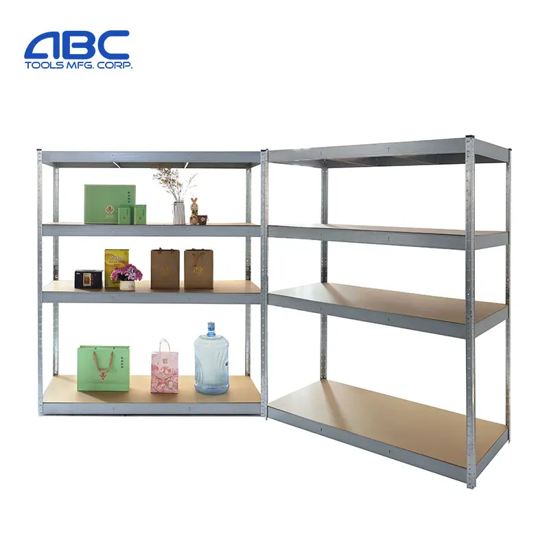 ABCTOOLS 5-Shelf Warehouse Storage Rivet Metal Rack Shelf with Cheap Price