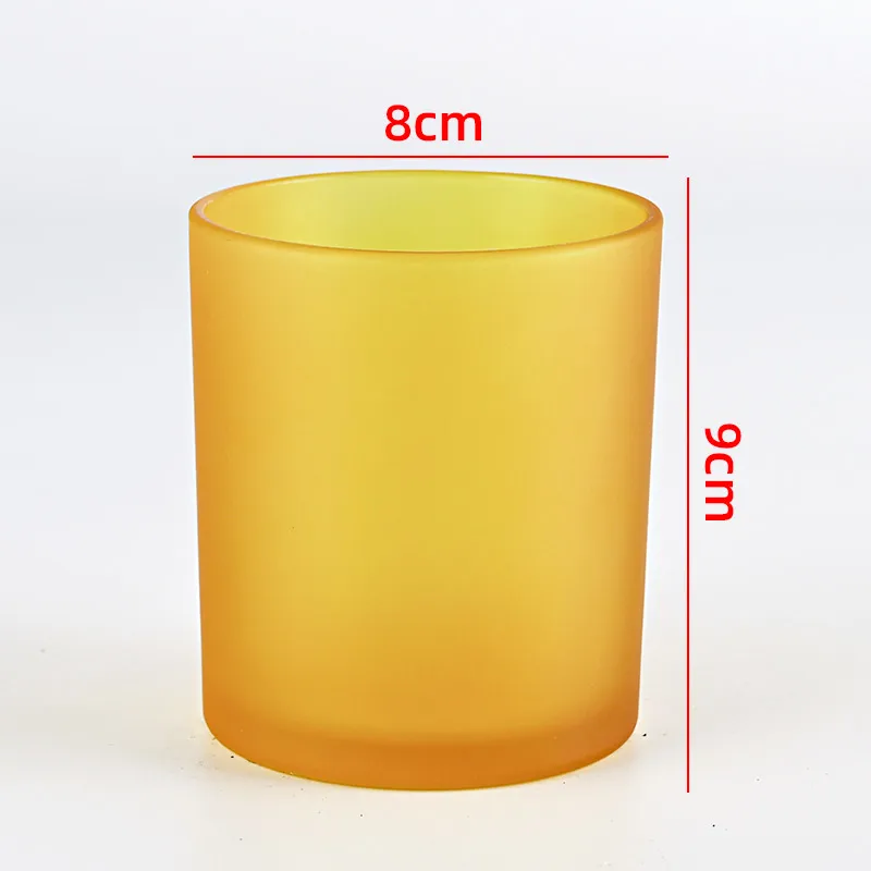 Luxury Iridescent Rainbow Empty Glass Candle Jar - CC