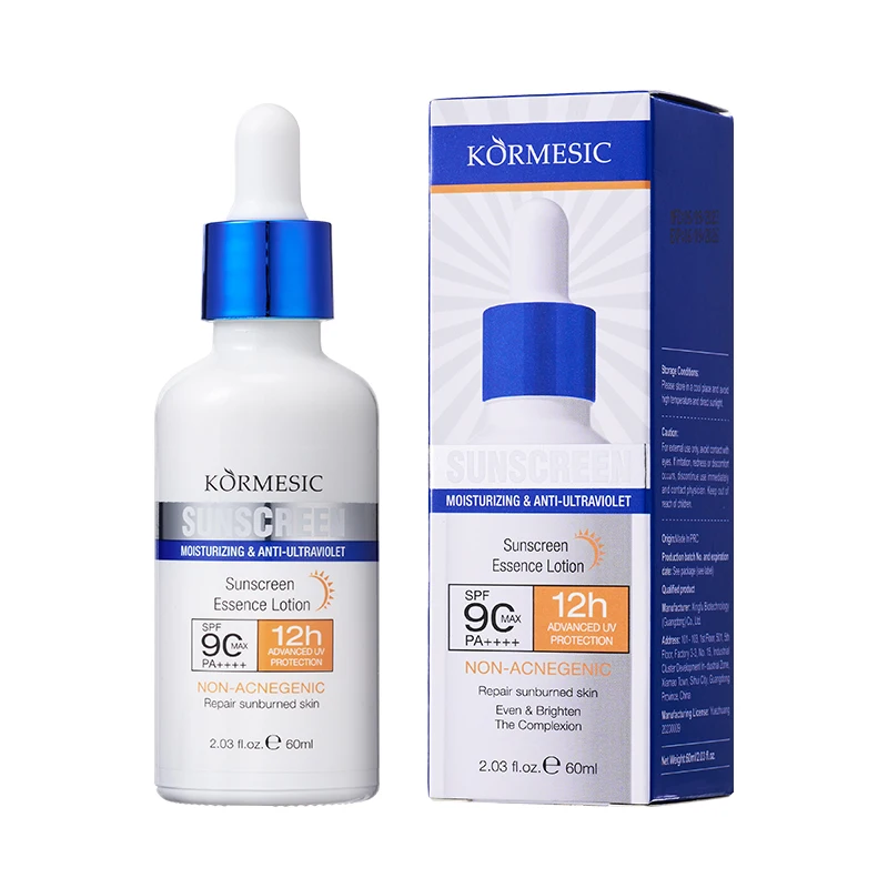 KORMESIC 60ml Wholesale Sunscreen Cream ANTI ULTRAVIOLET SPF 90 Sunscreen Essence Lotion