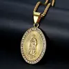 Gold single pendant