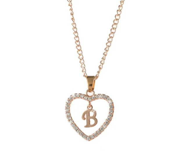 Cheap Letter Jewelry Necklace Diamond Letter Necklace With