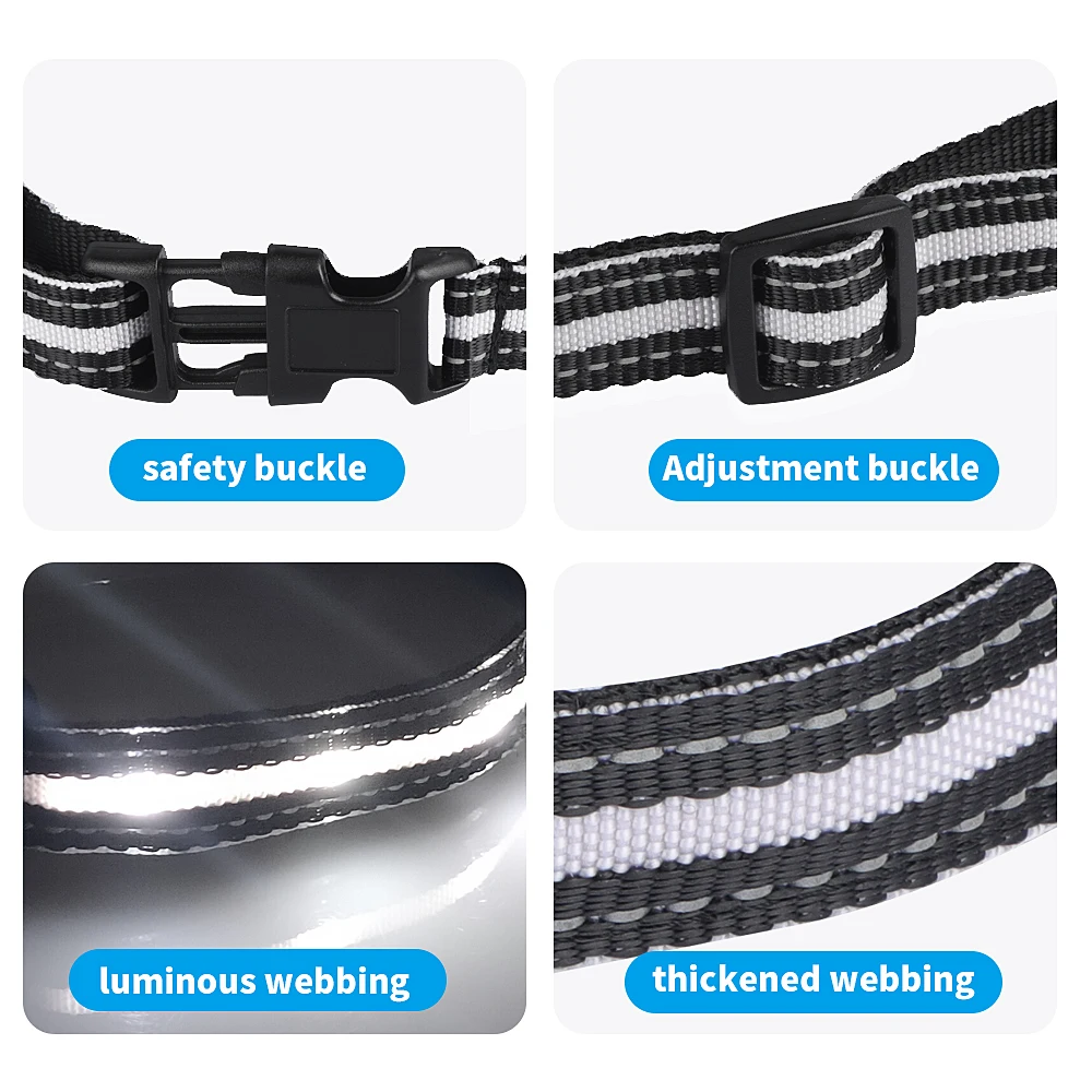 Rechargeable LED Digital Display Bark Collar Sound Activated Dog Barking Deterrent Devices Waterproof Anti Bark Collar