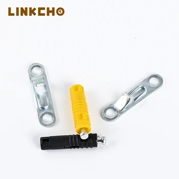 Invisible Furniture Wood Panel Joint Screw Connectors Plastic Cabinet Connector Fitting for Hidden Elastic Telescopic Connector