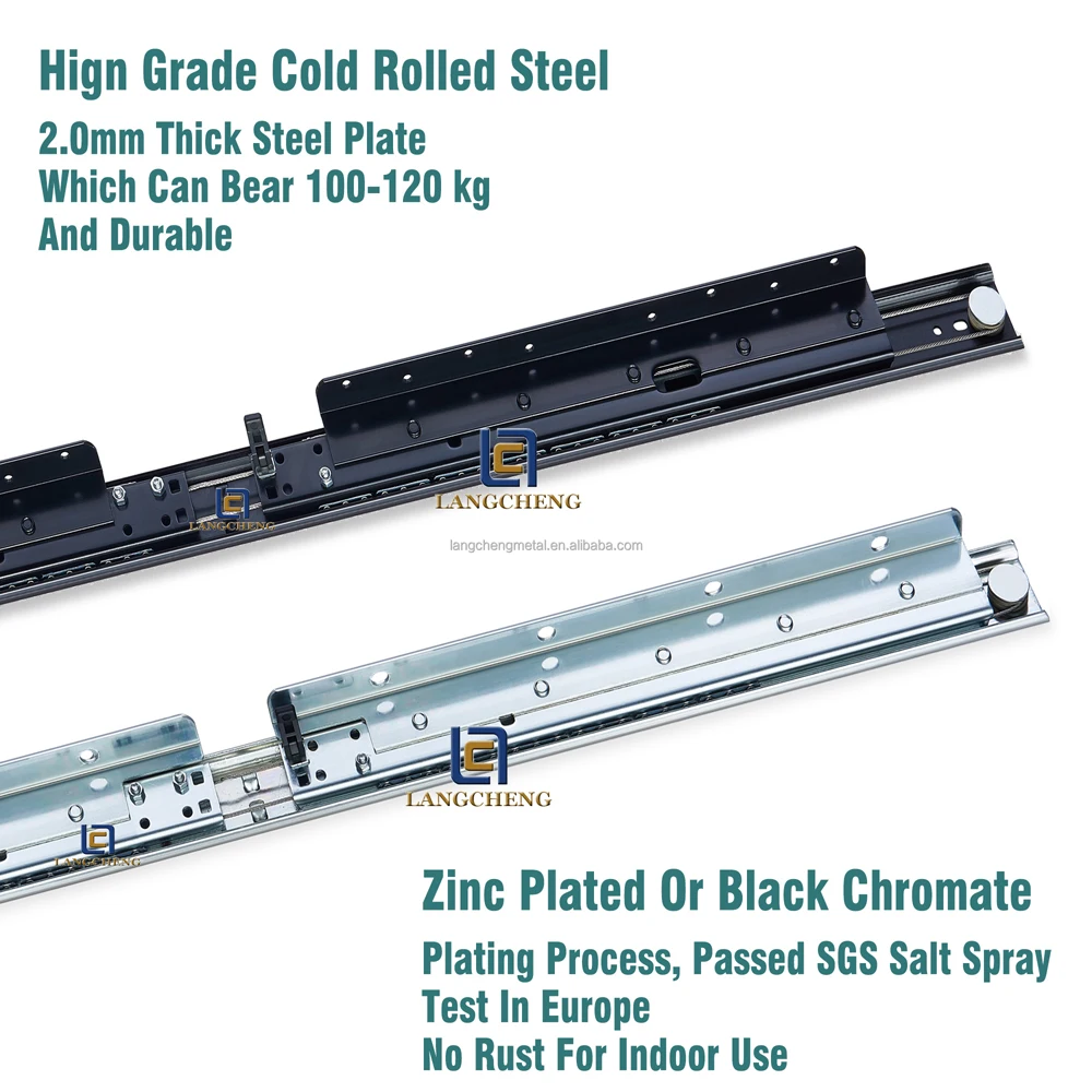 Metal Extendable Table Slide Folding Extension Mechanism Telescopic