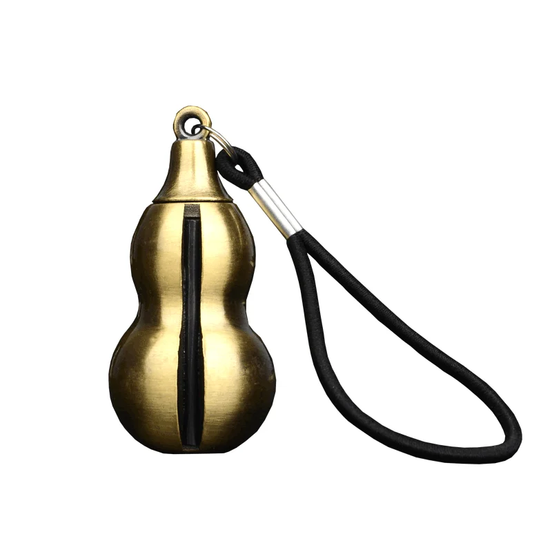Safety Metal Gourd Style Lighter With Keyring Kerosene Million Times Matches