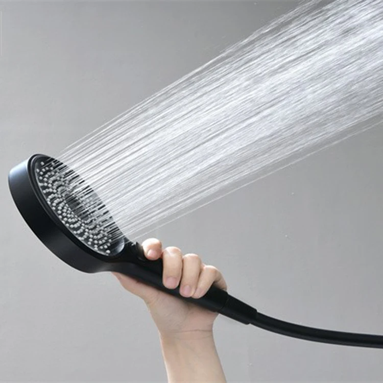 Juego de ducha de lluvia termostática oculta montada en la pared para baño