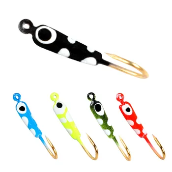 WEIHE 25mm/0.7g Luminous Ice Fishing Hook Mini Lead Fish Hook Root Fishing Hook – Hooks – view 2