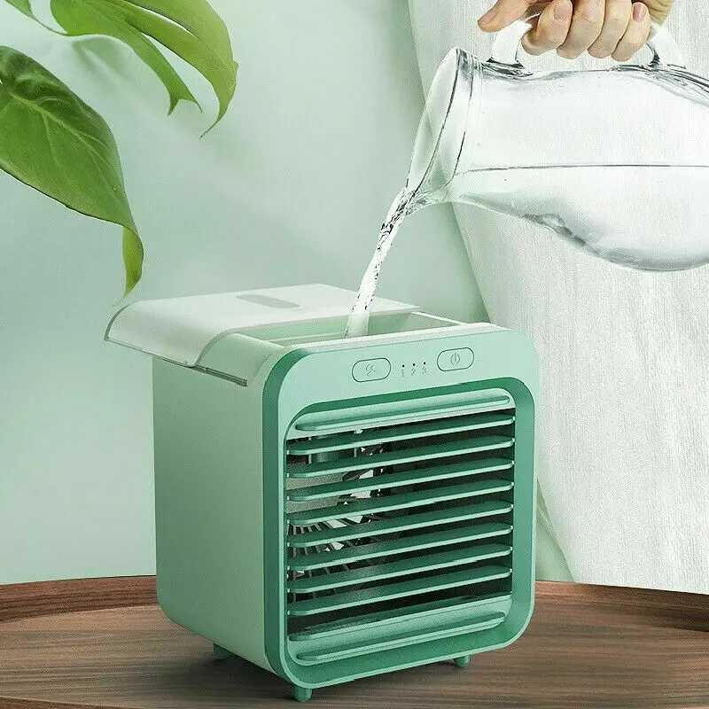 Portable Mini AC Air Conditioner Cooling Fan Humidifier Purifier bluetooth 5V 