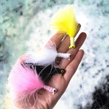 NEWUP FH019 1pcs/bag Lead Head Hook Tools Feather Fishing Flies Fly Fishing Accessories Lake – Hooks – view 4