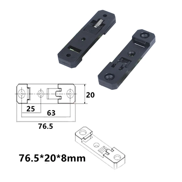 Spring Loaded DIN Rail Mount - Reliable and Versatile