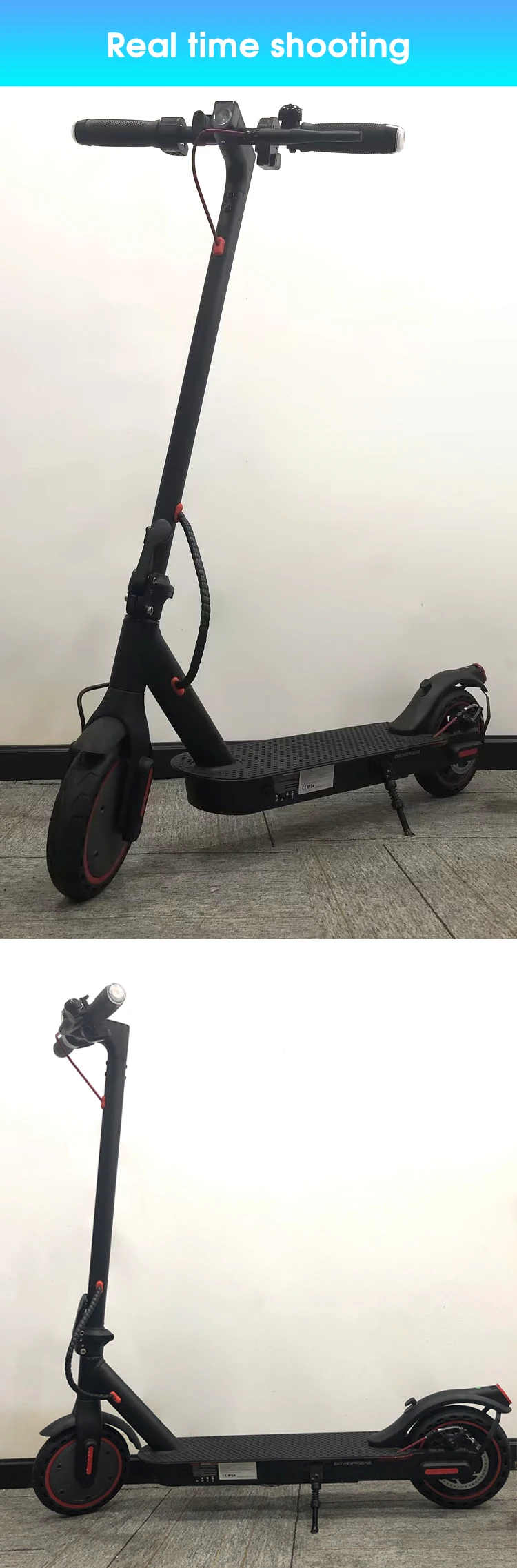 New Fashion 350w Motor Citycoco China Cheap E9pro Stand Up Mini Foldable With App Kick 2 Wheel 2545