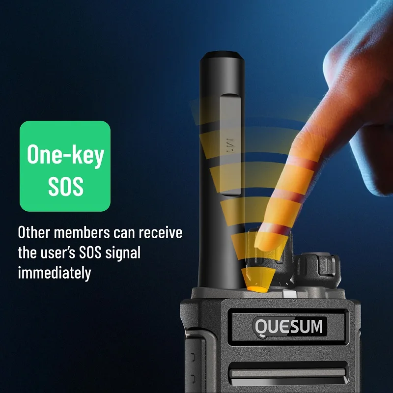 QUANSHENG New MX500 DMR Digital Walkie Talkie CCC Certification 5W Two Way Radio OLED HD Display