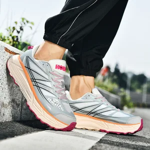 Men's Breathable Cushioning Running Shoes Mesh Casual  White Small Large Sizes 39-46 Autumn Fashion Sports Shoes