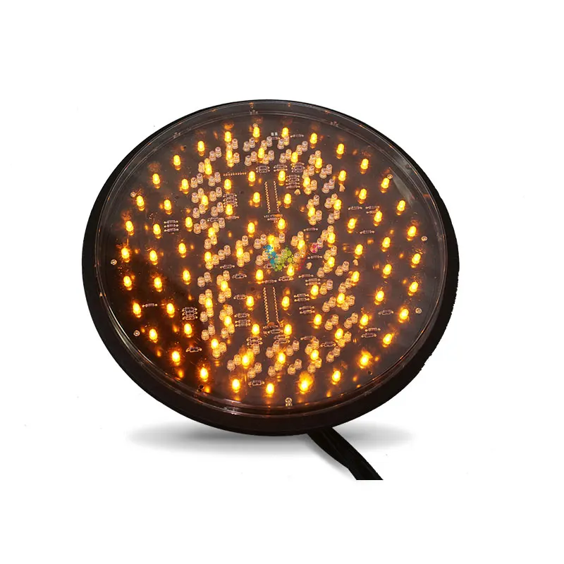 300 мм желтая полная пластина с одним 8 пластиковым таймером lampwick, светодиодный светофор