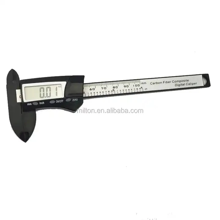 Super LCD 0-100MM 4inch Mini Digital Caliper Electronic Plastic Vernier Caliper