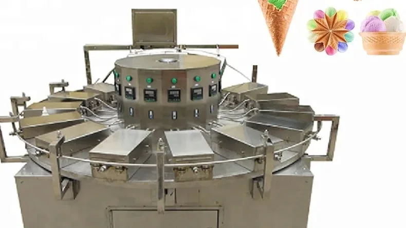 High Quality Commercial Automatic Mini Bake Waffle Roll Sugar Biscuit ...