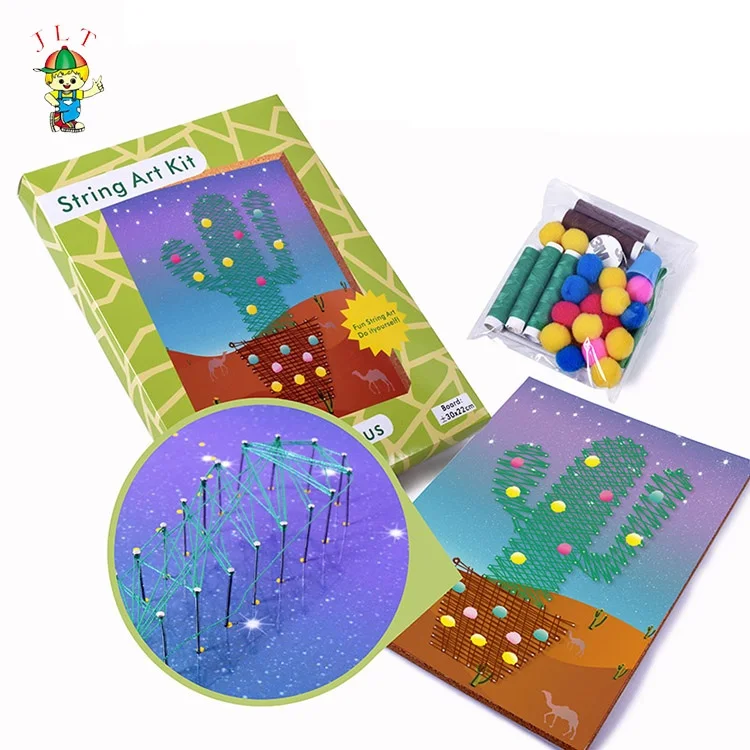 Разноцветные Шнурки ручной работы Набор для творчества образовательные шнурки с рамкой