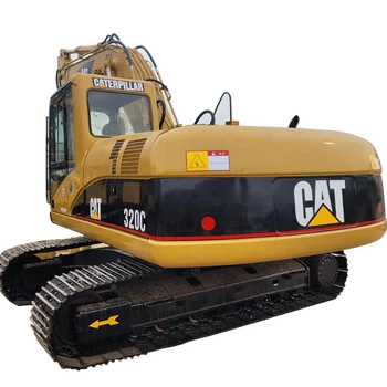 Hot sale used CAT 320c  hydraulic tracked excavator with high quality earth-moving  for sell