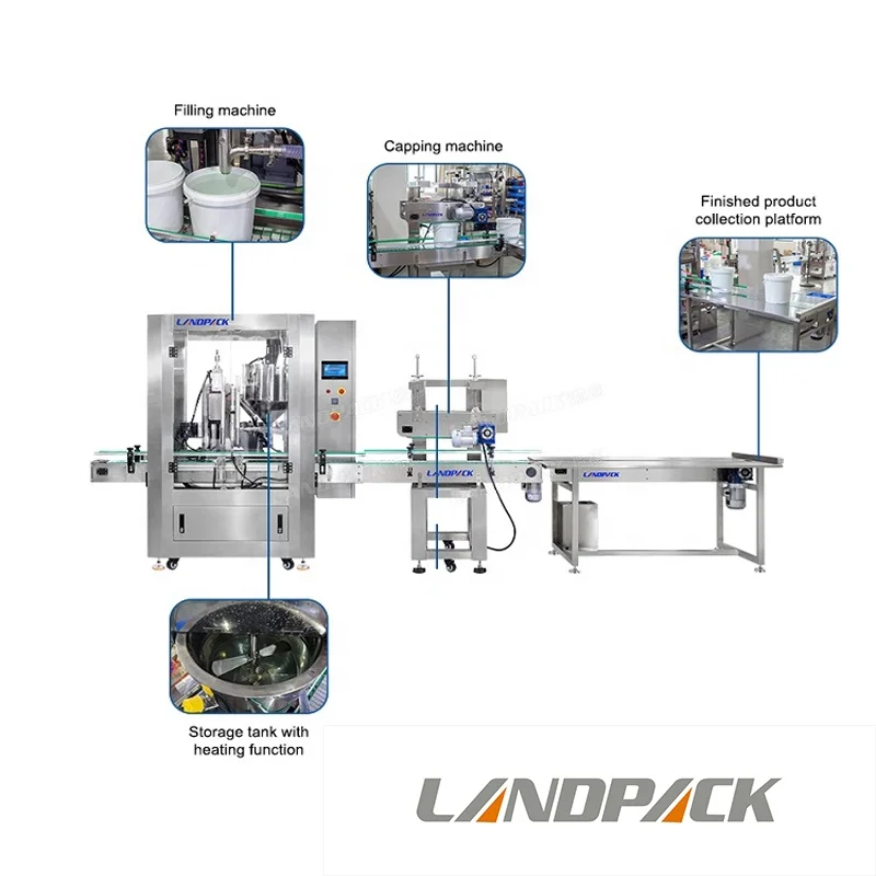 For Yogurt Chutneys Compote Bleach Thick Paste Cream Cheese Packing Filling Machine