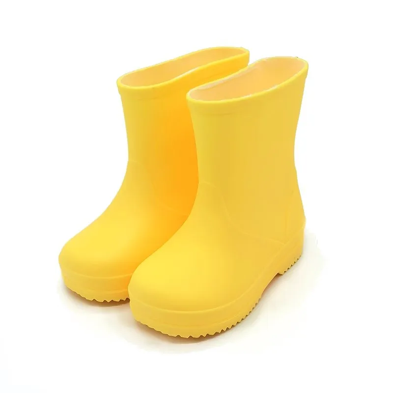 Factory Outlet Lightweight Girl Boy Waterproof Pvc Kids Rain Boot Shoes  Children