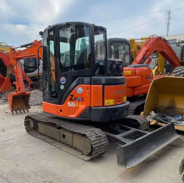 High Quality 2019 Year Hitachi Zx55/zx55usr-5a Mini Excavators in