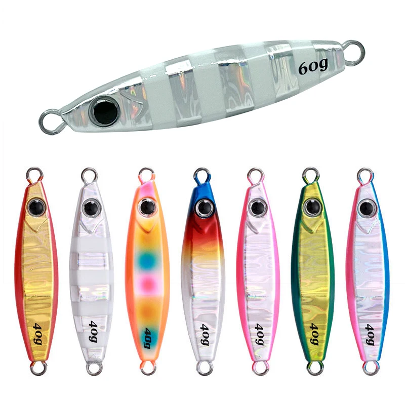 Jig De Pêche Verticale Get Hooked Tackle Deep Sword - 300g, Plomb, Bleu - Neuf