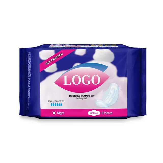 factory directly customized Sanitary Napkin OEM Supporting Sanitary Pads Heavy Flow Leak Guard Sanitary Pad