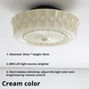 Plafonnier crème de style A-gradation sans électrode